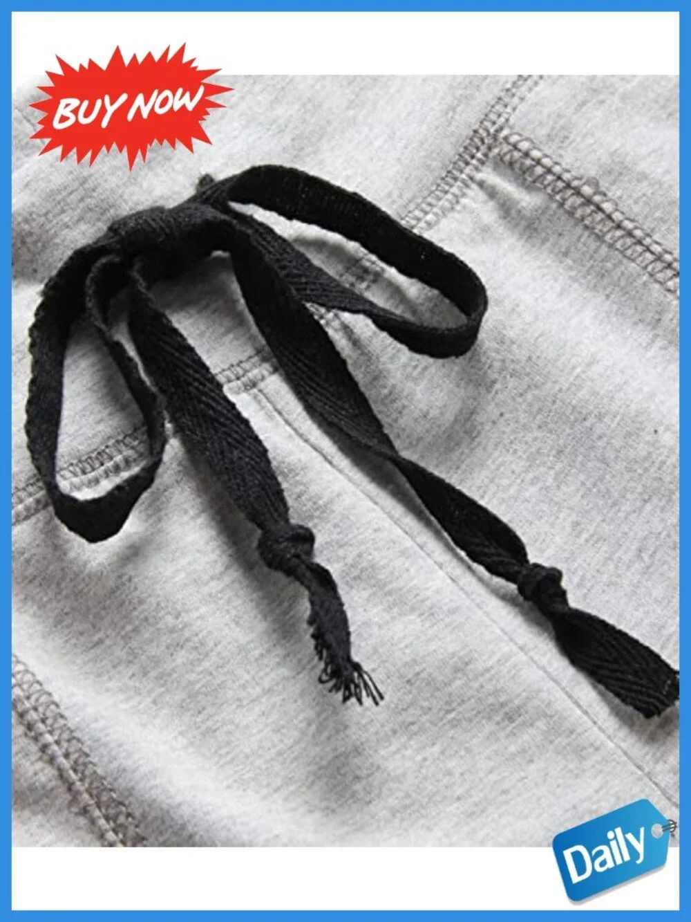 Cotton Lounge Pants Straight Leg Full Length Drawstring Patch Pockets